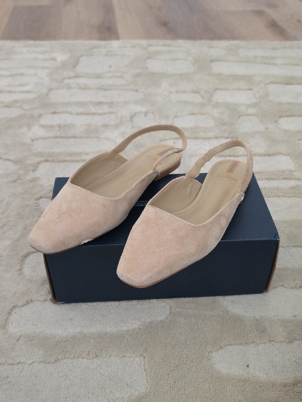 Sam Edelman Pointed Slingback Flats - Light Blush